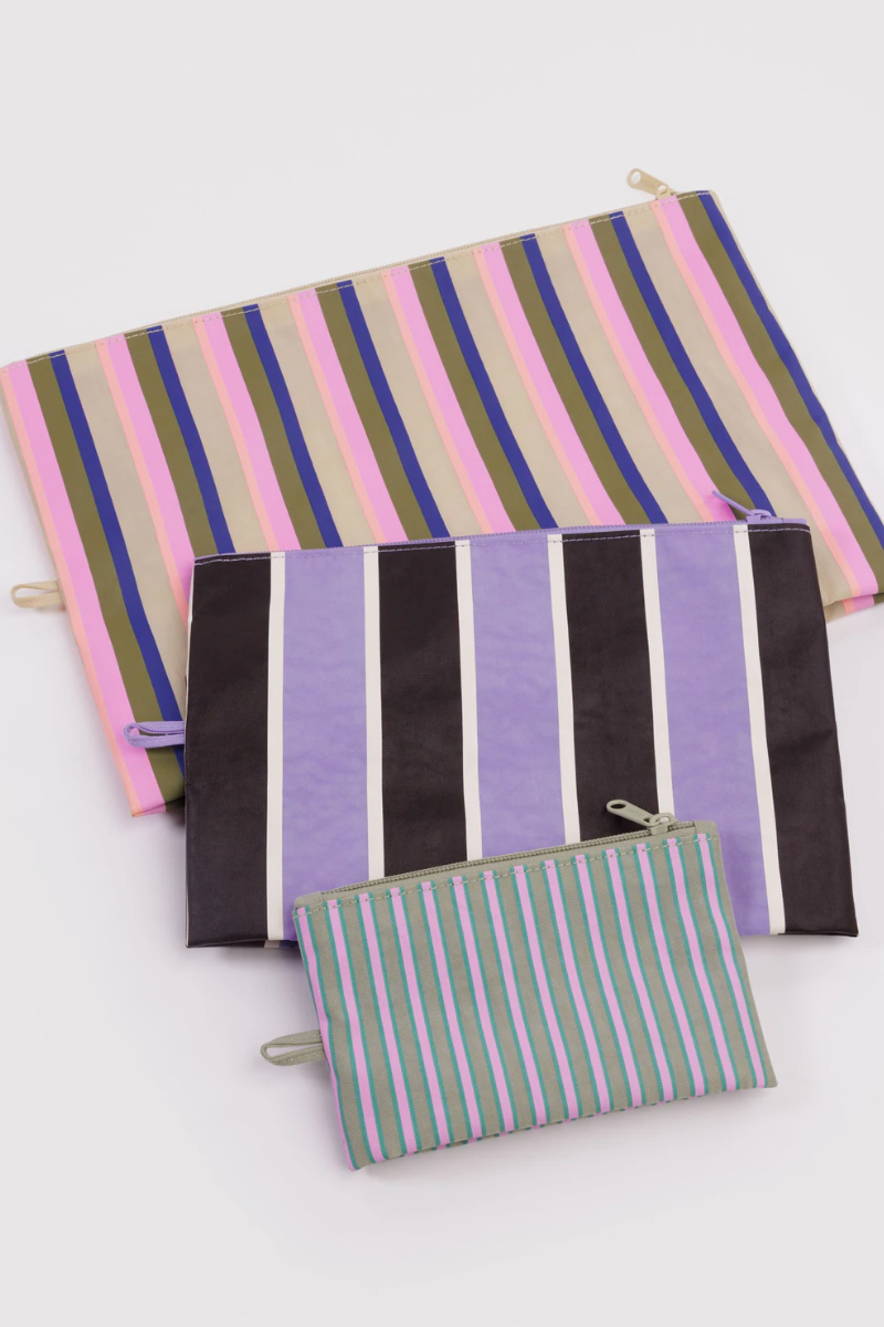 Baggu Candy Shop Stripes Go Pouch Set - The Mercantile London