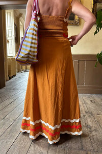 An'ge Roline Gold Ric Rac Skirt