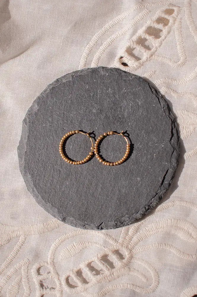 MAAS Gold Mini Hoops - The Mercantile London