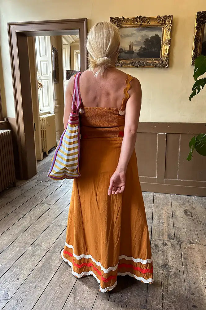 An'ge Roline Gold Ric Rac Skirt