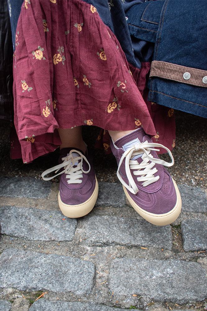 Good News Lagoon Burgundy Trainers - The Mercantile London