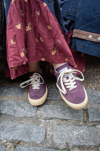 Good News Lagoon Burgundy Trainers - The Mercantile London