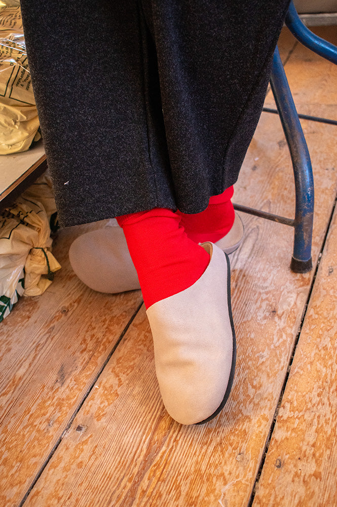 Good News Frankie Grey Mules - The Mercantile London