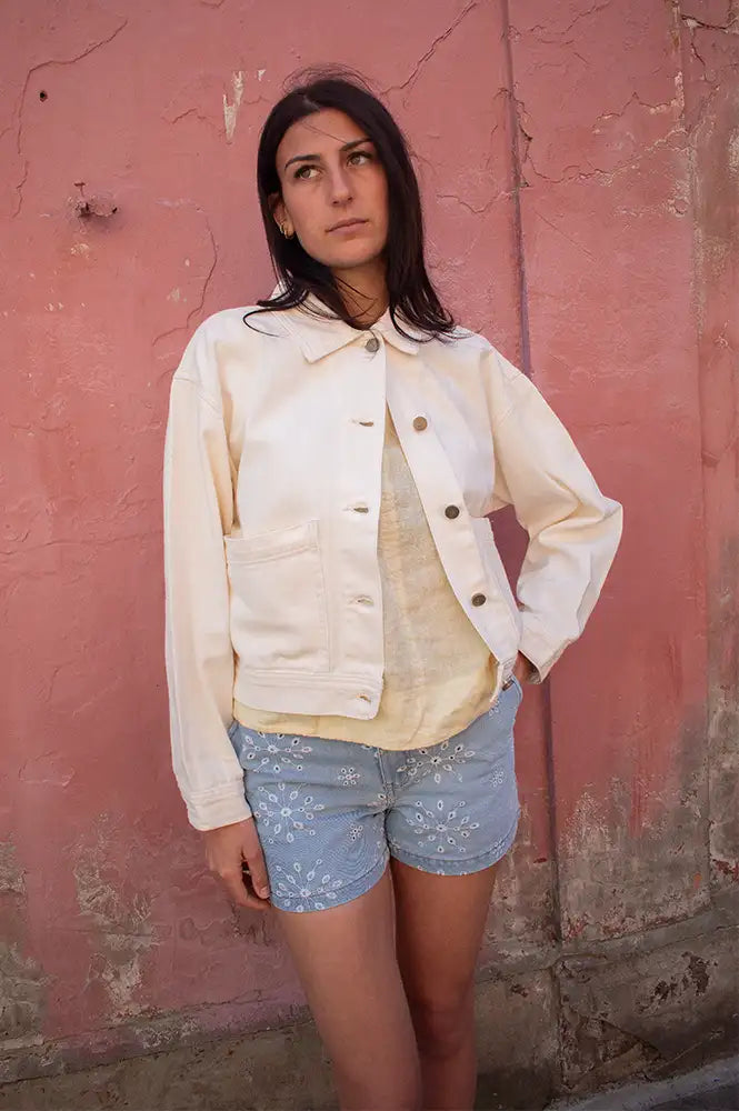 Grace & Mila Vinnie Ecru Jacket - The Mercantile London