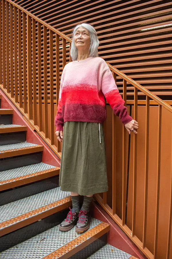 Orfeo Josepha Bordeaux Gradient Jumper