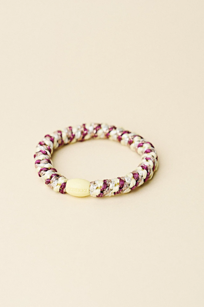 KKNEKKI Mix Grape Yellow Hair Tie - The Mercantile London