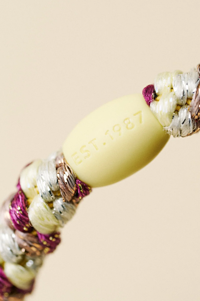 KKNEKKI Mix Grape Yellow Hair Tie - The Mercantile London