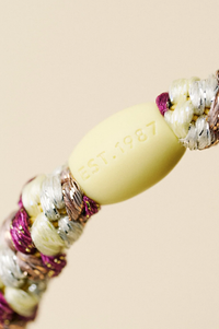 KKNEKKI Mix Grape Yellow Hair Tie - The Mercantile London