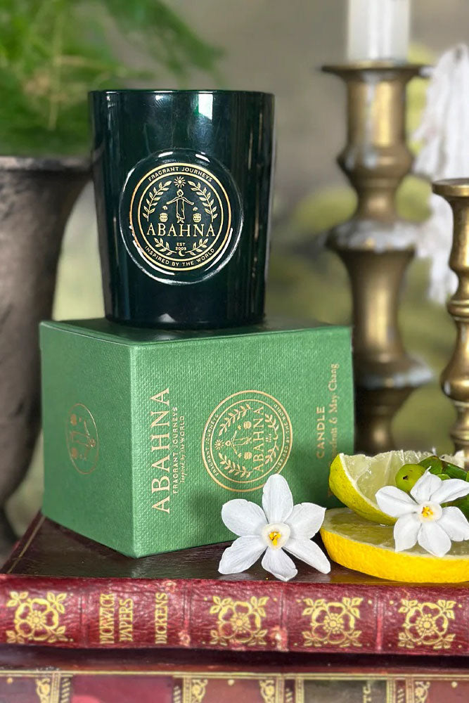 Abahna White Grapefruit & May Chang Votive Candle - The Mercantile London