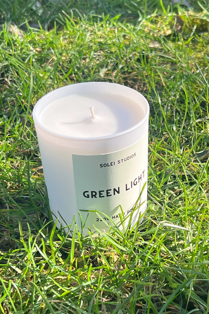 Solei Studios Green Light Candle - The Mercantile London