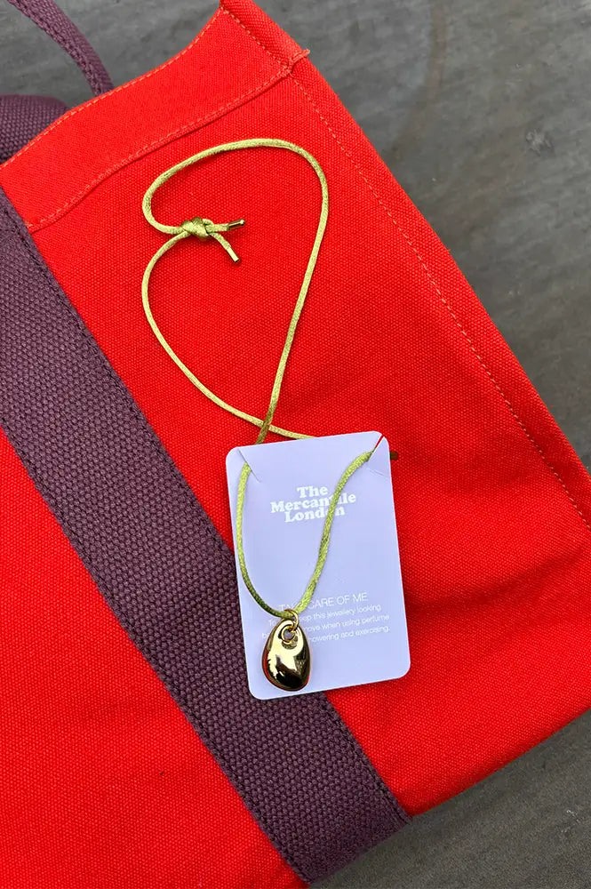 Weathered Penny Iro Green Necklace  - The Mercantile London