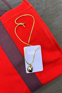 Weathered Penny Iro Green Necklace  - The Mercantile London