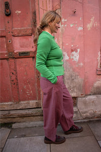 Object Reynard Green Polo Cardigan