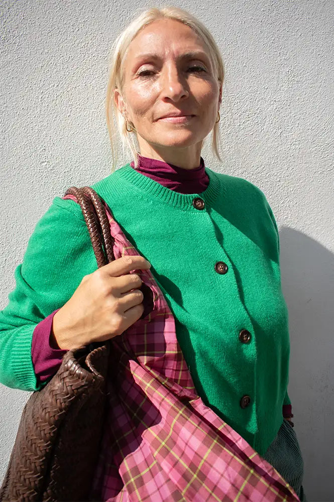 Orfeo Wayra Green Cardigan