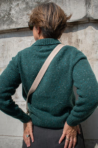 Yerse Sandal Dark Forest Cardigan - The Mercantile London