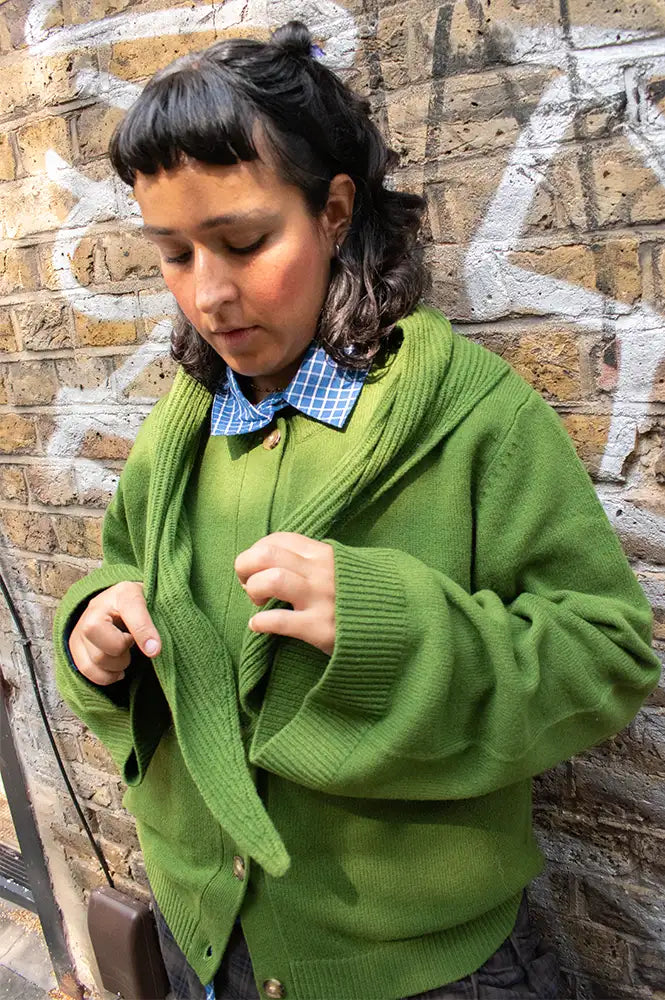 Baum Und Pferdgarten Clarine Herb Garden Green Cardigan