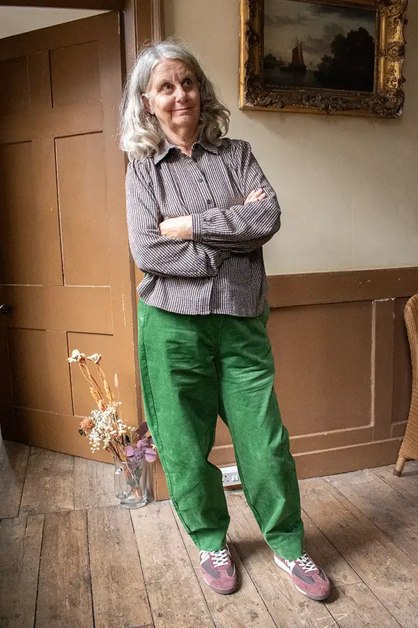 ICHI Fecova Fairway Green Trousers