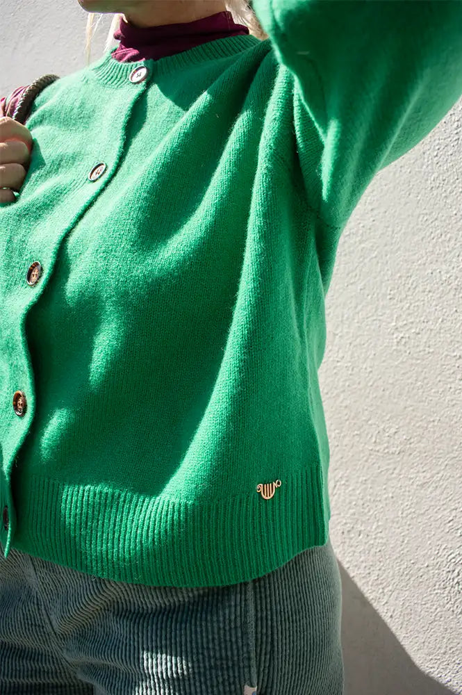 Orfeo Wayra Green Cardigan