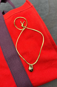 Weathered Penny Iro Green Necklace  - The Mercantile London