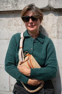 Yerse Sandal Dark Forest Cardigan - The Mercantile London