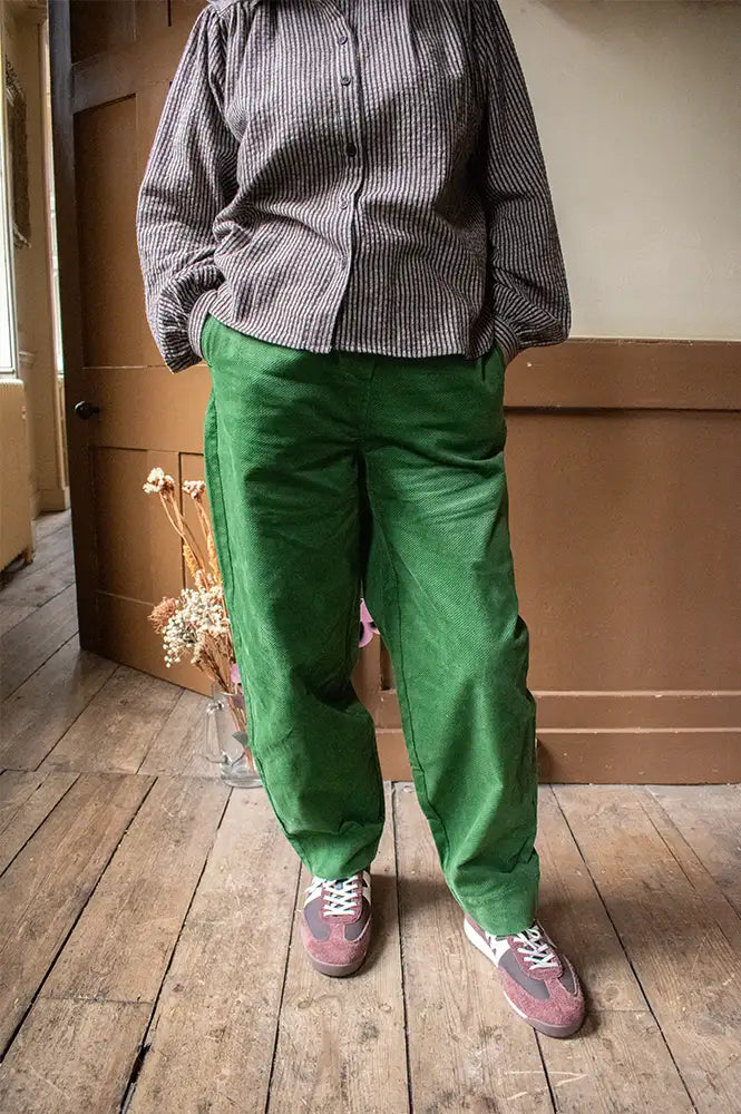 ICHI Fecova Fairway Green Trousers
