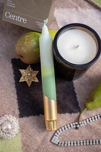 Florrie & Wren Forest Gold Dinner Candle