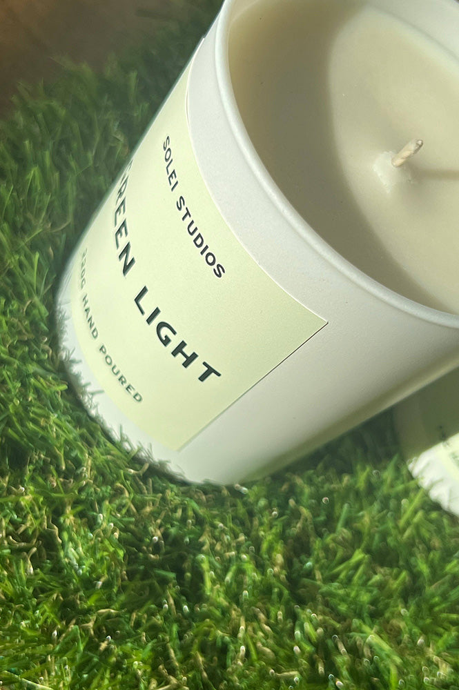 Soleil Studios Mini Green Light Candle