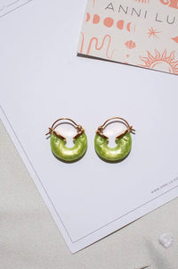 Anni Lu Petit Swell Green Oasis Earrings - The Mercantile London