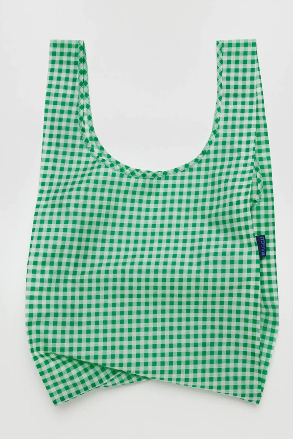 Baggu Green Gingham Standard Reusable Bag - The Mercantile London