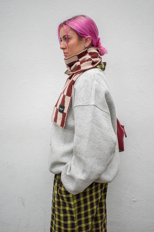 Numph Bissa Light Grey Sweatshirt - The Mercantile London