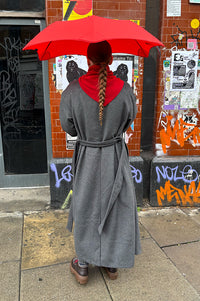 Object Aubrey Grey Longline Coat - The Mercantile London