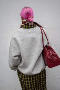 Numph Bissa Light Grey Sweatshirt - The Mercantile London