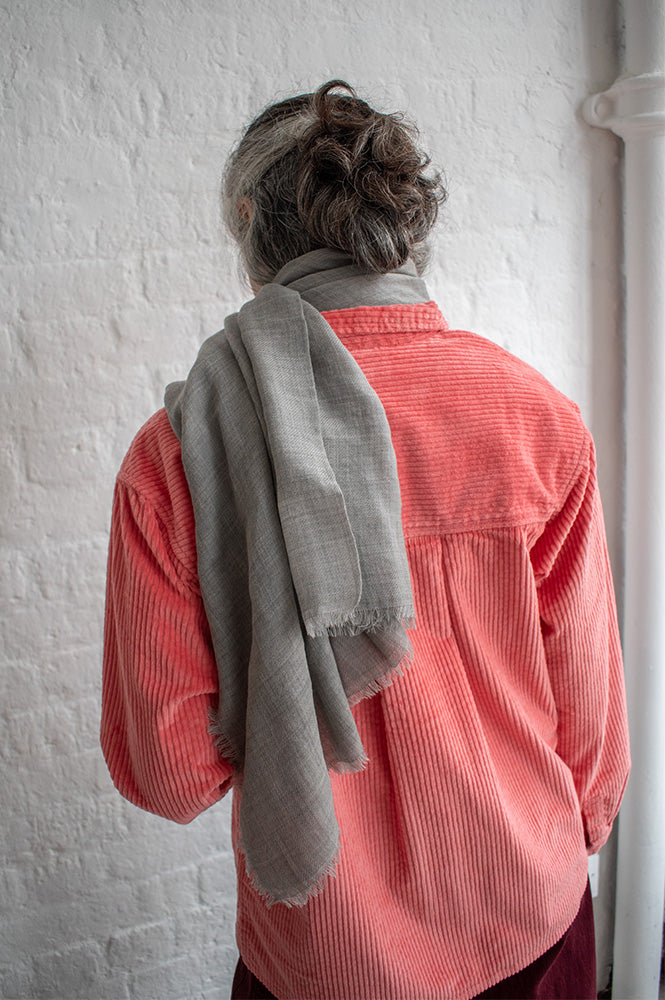 Beck Söndergaard Dark Grey Melange Mill Scarf - The Mercantile London