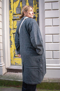 Amente Charcoal Cocoon Maxi Coat