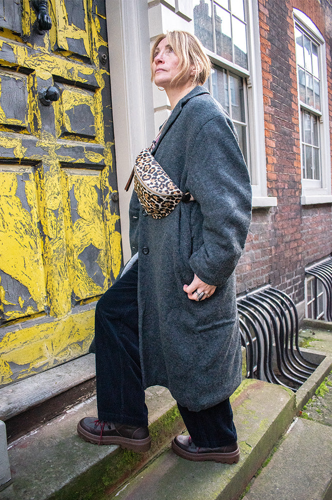 Amente Charcoal Cocoon Maxi Coat