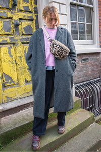 Amente Charcoal Cocoon Maxi Coat