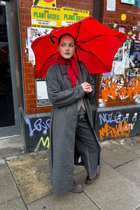 Object Aubrey Grey Longline Coat - The Mercantile London