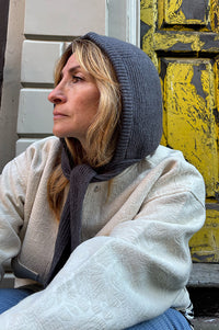 Mercantile Grey Scarf Tie Bonnet