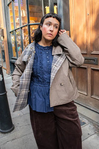 Object Gro Grey Checked Reversible Jacket