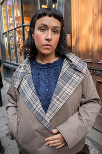 Object Gro Grey Checked Reversible Jacket