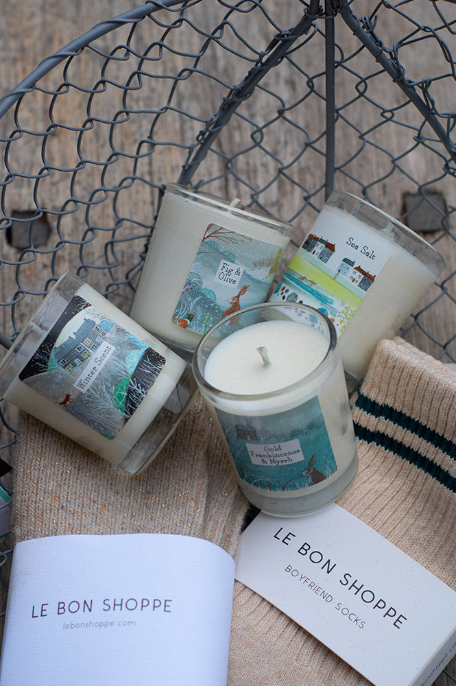 Winter Scent Illustrated Box Candle - The Mercantile London