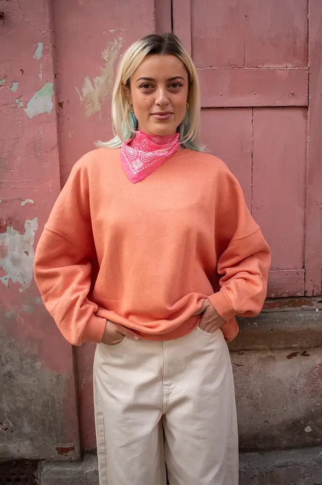 Sessùn Chebbi Guava Oversized Sweatshirt