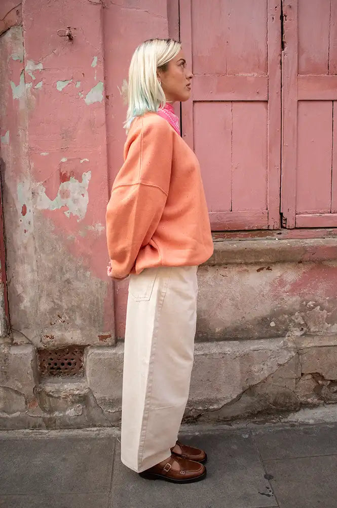 Sessùn Chebbi Guava Oversized Sweatshirt