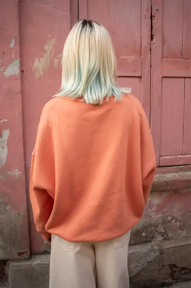 Sessùn Chebbi Guava Oversized Sweatshirt