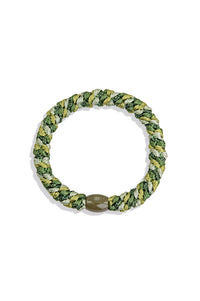 Kknekki Mix Green Wood Hair Tie - The Mercantile London