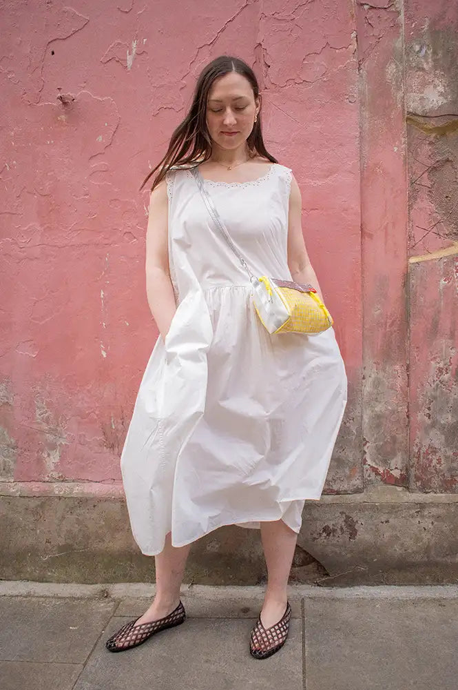 Project AJ117 Hesper White Dress - The Mercantile London