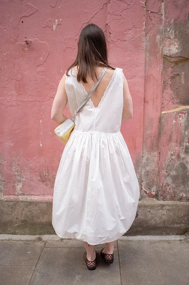 Project AJ117 Hesper White Dress - The Mercantile London