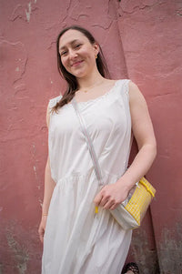 Project AJ117 Hesper White Dress - The Mercantile London