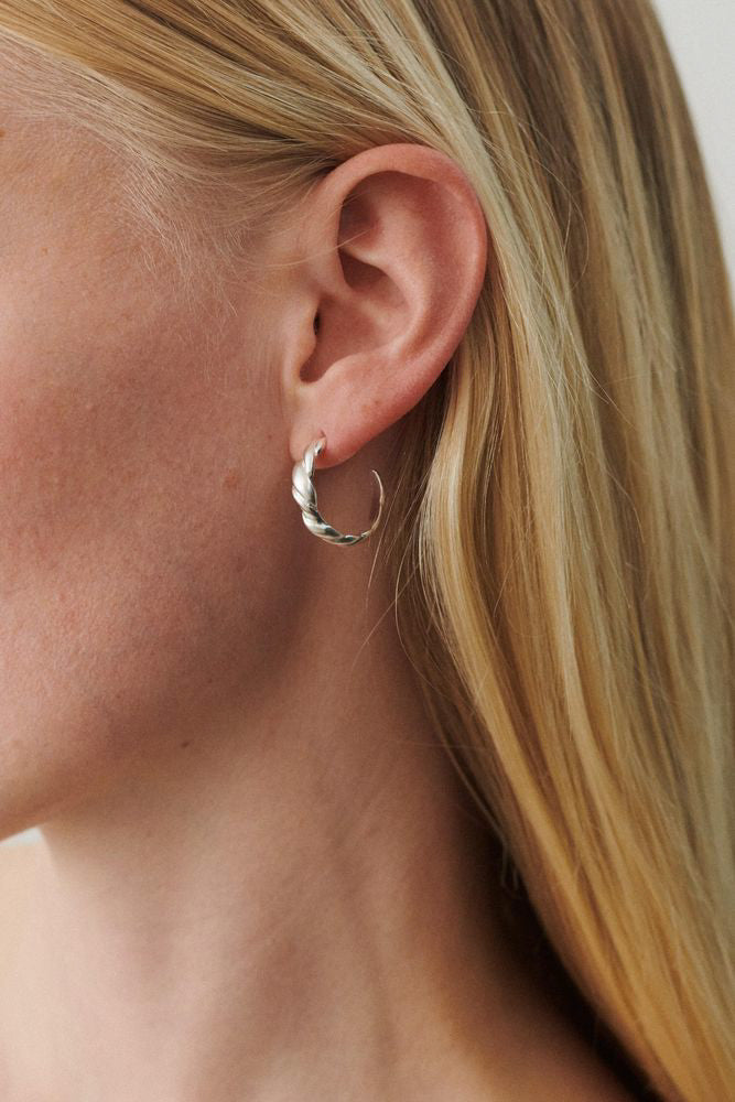 Pernille Corydon Large Hana Silver Earrings - The Mercantile London