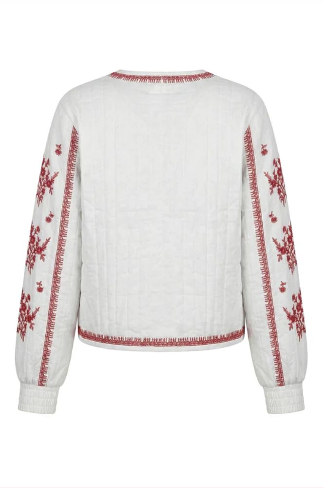 Nooki Harlow White Padded Jacket - The Mercantile London